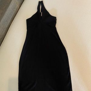 Susana Monaco black halter dress